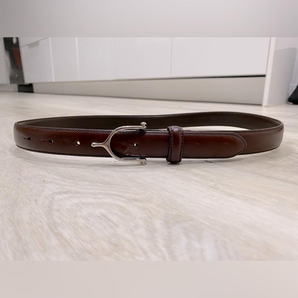 Ralph Lauren Brown Leather Belt